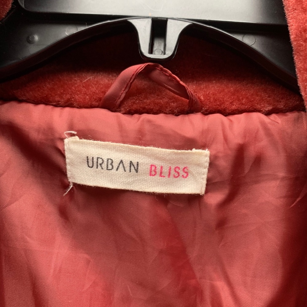 ASOS Curve Red Bomber Jacket - Picture 11 of 14